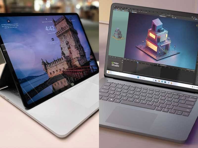 تفاوت ‌های سرفیس لپ تاپ استودیو 1 و 2